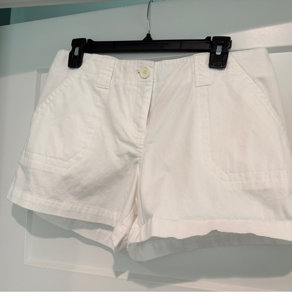NEW YORK & COMPANY ‘Manhattan Chino’ White Women's Shorts-Size 6